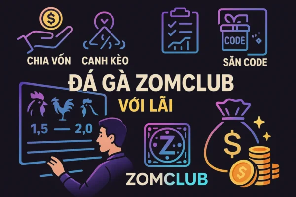 Hướng Dẫn Đá Gà ZomClub – Cách Chơi & Đặt Cược Đá Gà Online 6 Áp dụng mẹo chia vốn, canh kèo, săn code để luôn có lãi khi chơi đá gà ZomClub!