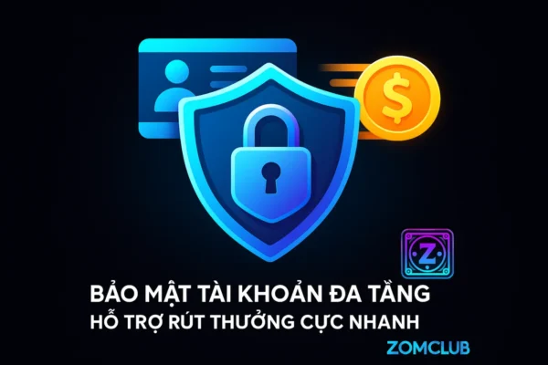 Hướng Dẫn Bắn Cá ZomClub – Cách Chơi & Mẹo Thắng Dễ 2 Bảo mật tài khoản đa tầng, hỗ trợ rút thưởng cực nhanh tại ZomClub