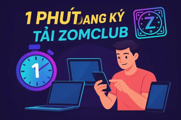 Hướng Dẫn Bắn Cá ZomClub – Cách Chơi & Mẹo Thắng Dễ 3 Chỉ với 1 phút là bạn đã có thể đăng ký và tải app bắn cá ZomClub trên mọi thiết bị