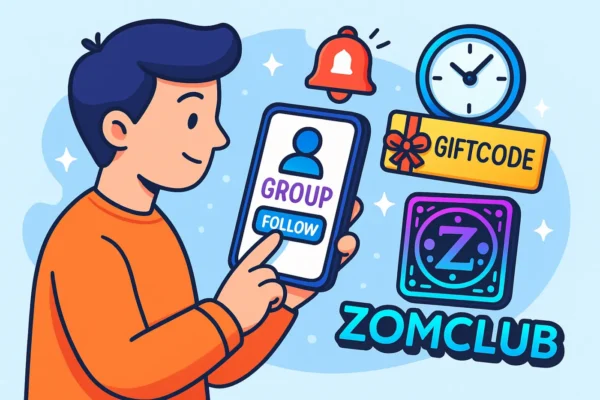Code Bắn Cá ZomClub Miễn Phí – Nhận Code Mới Nhất 2025 7 Muốn nhận code sớm – hãy theo dõi group và bài viết này, luôn cập nhật nhanh nhất!