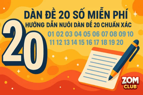 Dàn Đề 20 Số Miễn Phí – Hướng Dẫn Nuôi Dàn Đề 20 Chuẩn Xác 2025