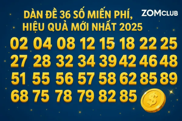 Dàn Đề 36 Số Miễn Phí, Hiệu Quả Mới Nhất 2025