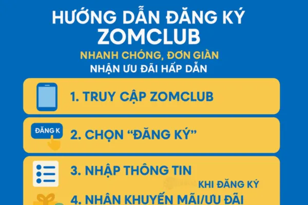 Đăng Ký ZomClub Nhanh Chóng, Nhận Ưu Đãi Hấp Dẫn